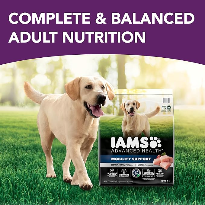 Advanced Health Mobility Support Chicken and Whole Grain Recipe Adult Dry Dog Food, 13.5 lb. Bag