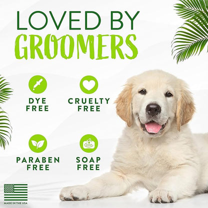 TropiClean Aloe & Coconut Deodorizing Dog Shampoo for Smelly Dogs | Odor Control Shampoo for Stinky Dogs | Natural Pet Shampoo Derived from Natural Ingredients | Cat Friendly | Made in the USA | 1 gal