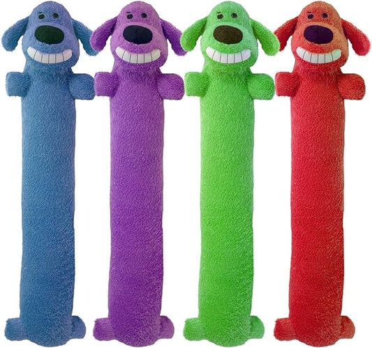 Multipet's Original Loofa Jumbo Dog Toy in Assorted Colors, 24-Inch