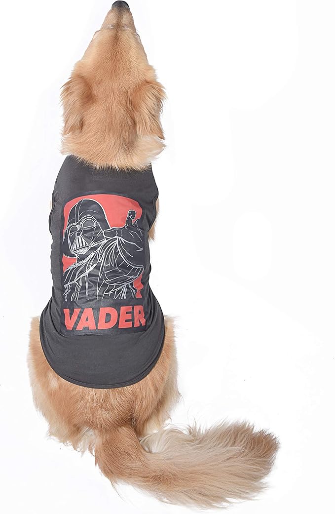 Star Wars for Pets Darth Vader Dog Tank - Dog Shirt for Large Dogs - Size Large - Darth Vader Shirt for Pets - Soft, Cute, and Comfortable Dog Clothing and Apparel, Cute Dog Clothes