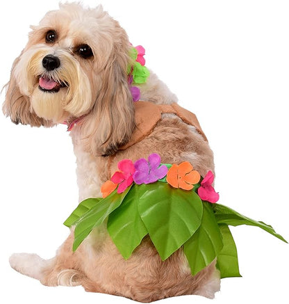 Rubie's Hula Girl Pet Costume, Large, Multicolor