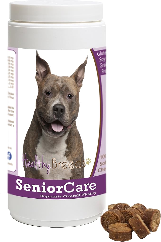Healthy Breeds American Staffordshire Terrier Senior Dog Care Soft Chews 100 Count