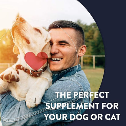 Digestive Enzymes and Probiotic for Pets (Dogs, Cats, Rabbits and More, 125 mg, 120 servings) by Geneflora for Pets Pack of 2