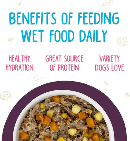 Weruva Classic Dog Food, Variety Pack, Chicken Free, Just 4 Me, Wet Dog Food, 14oz Cans (Pack of 12)