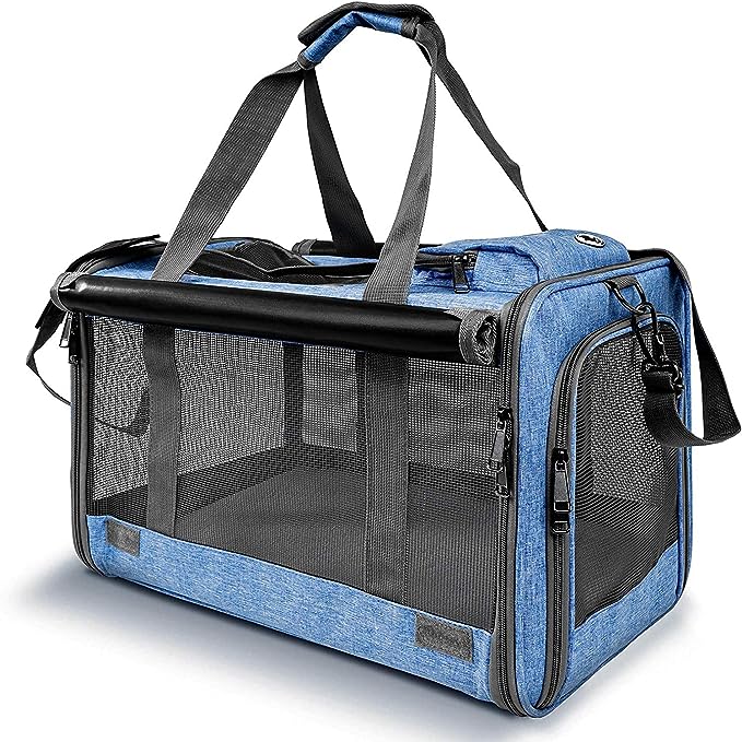 Pet Carrier for Large and Medium Cats, Soft-Sided Pet Carrier for Big Medium Cats and Puppy, Dog Carriers Cat Carriers Pet Privacy Protection Travel Carriers