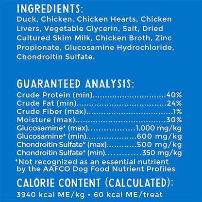 Jerky Dog Treats, Duck, 10 oz. Pouch