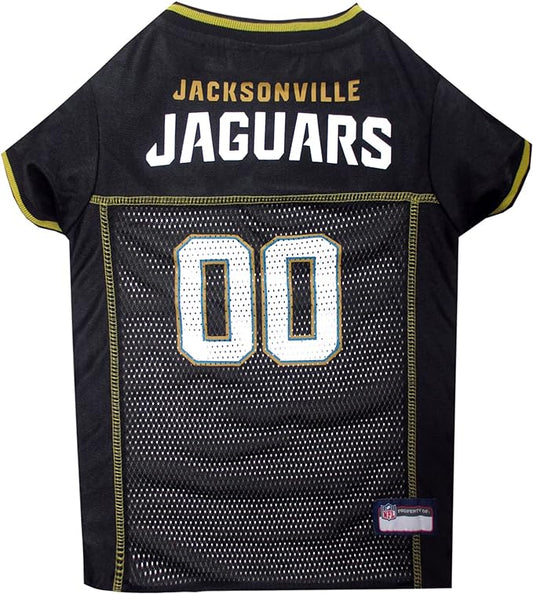 NFL Jacksonville Jaguars Dog Jersey, Size: XX-Large. Best Football Jersey Costume for Dogs & Cats. Licensed Jersey Shirt