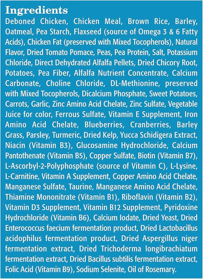 Blue Buffalo Life Protection Formula Natural Adult Small Bite Dry Dog Food, Chicken and Brown Rice 15-lb