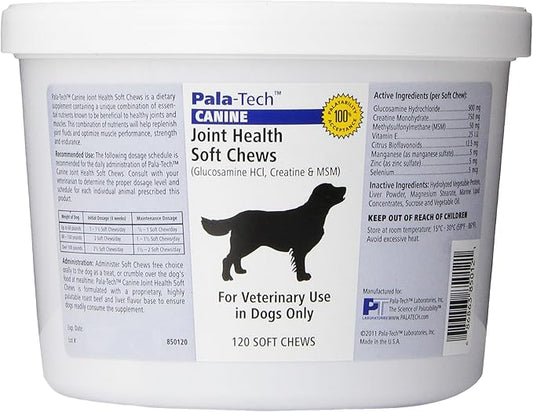 Pala-Tech 120-Count Canine Joint Soft Chews