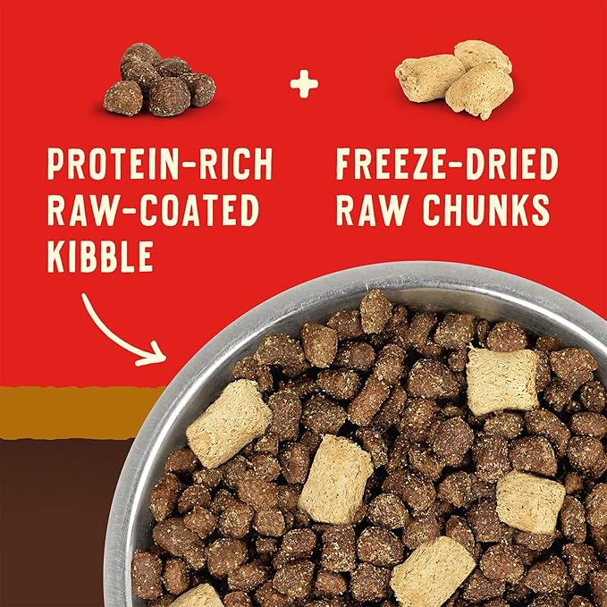 Stella & Chewy's Wild Red Dry Dog Food Raw Blend High Protein Grain & Legume Free Prairie Recipe, 21 lb. Bag