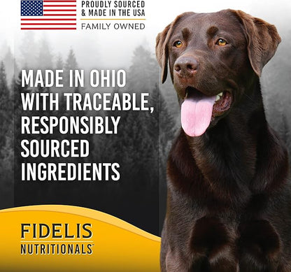 FIDELIS Freeze Dried Dog Treats for Large & Small Dogs - Made with USA Raw Chicken Liver, Single Ingredient, Grain-Free, Gluten-Free (4 oz)