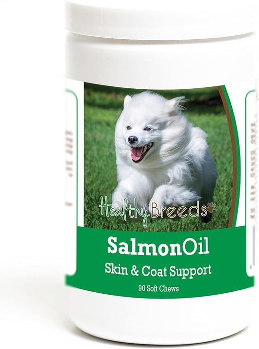 Healthy Breeds American Eskimo Dog Salmon Oil Soft Chews 90 Count