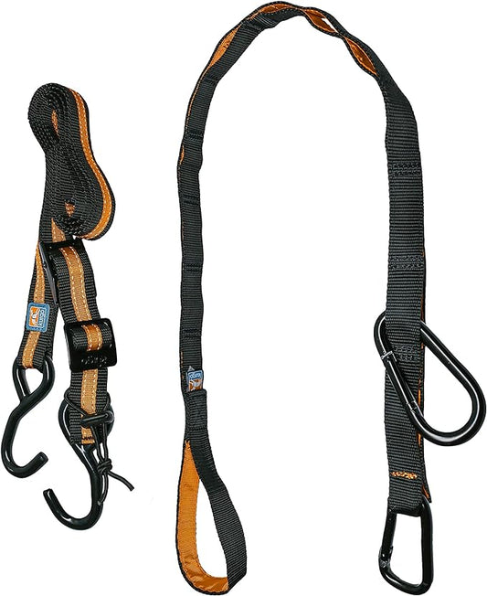 Kurgo Auto Zipline for Dogs, Adjustable Dog Safety Belt Leash, Pet Seat Belt Tether, Reduce Distracted Driving, includes Dog Leash & Carabiner Clips, 6 feet