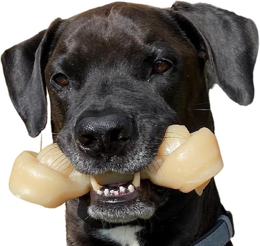 Nylabone Power Chew Mega Knot Bone Big Dog Chew Toy Mega Knot Chicken XX-Large/Monster (1 Count)