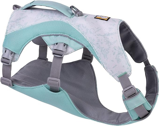 Ruffwear, Swamp Cooler Dog Harness, Lightweight with Evaporative Cooling for Hot Weather, Sage Green, XX-Small