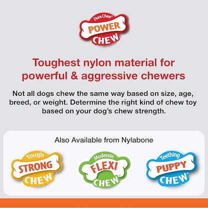 Nylabone Dura Chew Giant Marrow Bone Alternative Beef Flavor Dog Chew Toy (1 Count)