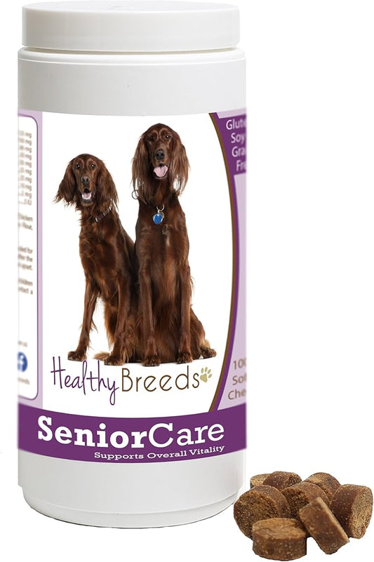 Healthy Breeds Irish Setter Senior Dog Care Soft Chews 100 Count