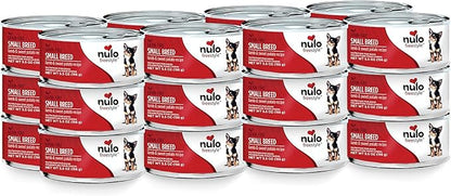 Nulo Freestyle Small Breed Adult Wet Canned Dog Food, Premium All Natural Grain-Free with Omega 3 & 6 for a healthy coat and High Animal-Based Protein, Lamb & Sweet Potato, 5.5 oz, 24-Cans