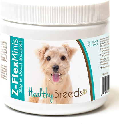 Healthy Breeds Norfolk Terrier Z-Flex Minis Hip and Joint Support Soft Chews 60 Count