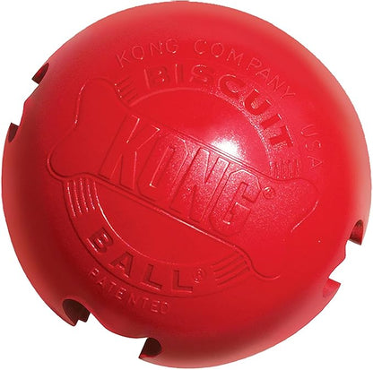 KONG - Biscuit Ball - Durable Rubber, Treat Dispensing Toy - for Small Dogs