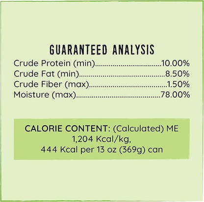 Hound & Gatos Wet Dog Food, 98% Lamb & Liver, case of 12, 13 oz cans