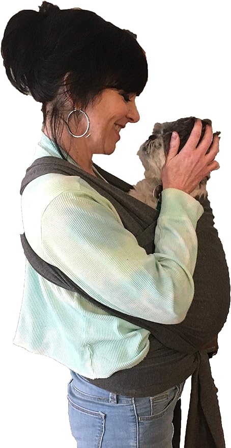 Pet Carrier Sling | Front | Adjustable Hands Free Front Facing Dog Pouch | Relieves Your Pet's Anxiety and Stress