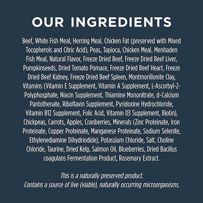Instinct Raw Boost Grain Free Recipe with Real Beef Natural Dry Dog Food, 10 lb. Bag