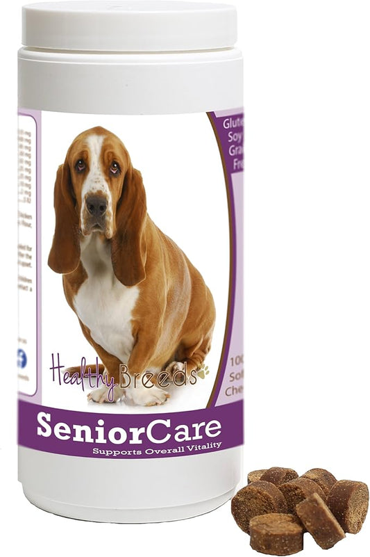 Healthy Breeds Basset Hound Senior Dog Care Soft Chews 100 Count