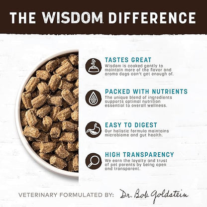 Earth Animal Wisdom Air-Dried Dog Food | from The Sea Recipe Premium Natural Dog Food | All Breeds & Ages | Made in The USA | 2 Pound Bag