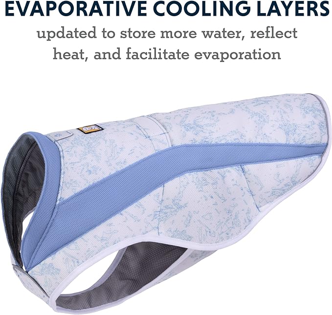 Ruffwear, Swamp Cooler Dog Vest, Evaporative Cooling for Hot Weather, Compatible with Most Harnesses, Heliotrope Purple, Small
