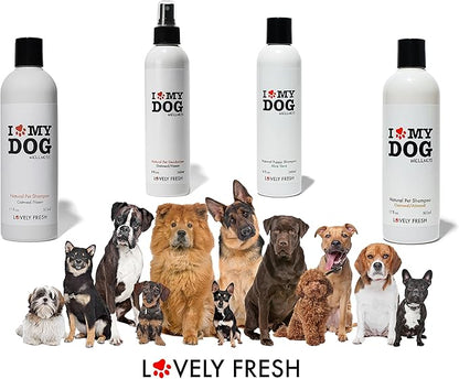 Dog Deodorizer Spray, All Natural Grooming Product with Oatmeal and Neem, Keep Your Dog Fresh and Itch Free Between Baths, Relieves Skin Irritation for Sensitive, Dry and Itchy Skin