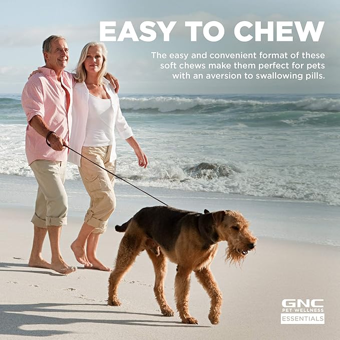 GNC for Pets Essentials Dog Multivitamin Soft Chews, 60 Ct - 3 Pack | Salmon Oil Dog Supplement Immune Booster | Chicken Flavor Chewable Dog Multivitamin with Vitamins and Minerals