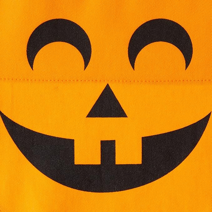 Pearhead Pumpkin Dog Bandana, Holiday Fall Dog Apparel, Halloween Dog Costume, Dog Slip On Collar Accessories, Medium/Large, M/L