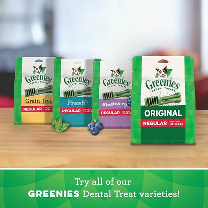 Greenies Large Dental Dog Treats, Gingerbread Flavor, 6 oz. Pack (4 Count)