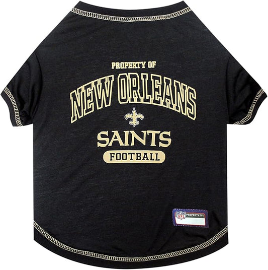 Pets First New Orleans Saints T-Shirt, X-Small