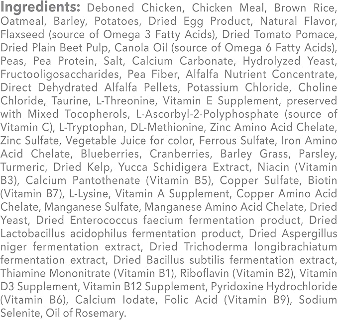Blue Buffalo True Solutions Blissful Belly Natural Digestive Care Adult Dry Dog Food, Chicken 24-lb