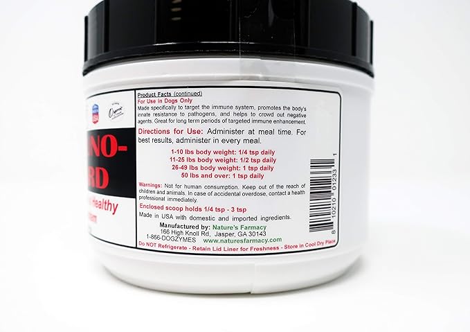 Dogzymes Immuno Guard Immunity Support with Live Beneficial Probiotics and Enzymes (8 ounce)