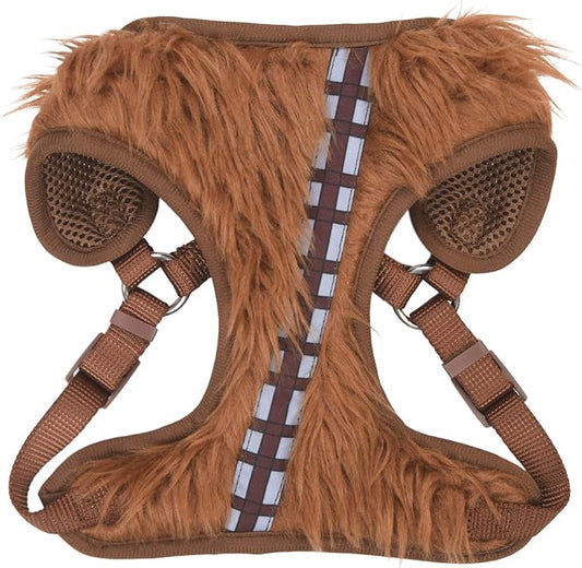 Star Wars for Pets Chewbacca Cosplay Dog Harness for Medium Dogs, Medium (M) | Brown Medium Dog Harness is Cute No Pull Dog Harness | Merch for Dogs or Pet Costume,FF15813