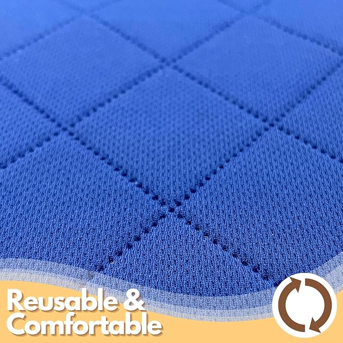 Dog Playpen Mat Pee Pad for Puppy Cat Round Shape Non-Slip Washable Whelping Pads Leakproof Potty Training Pads Reusable Absorption Pet Cage Liner