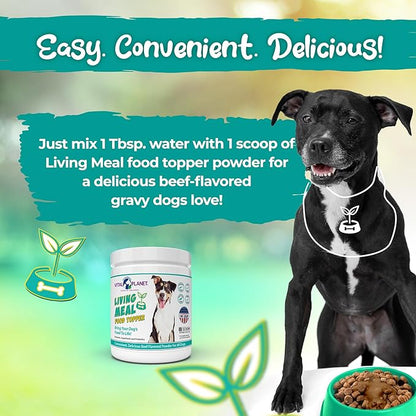Vital Planet - Pet Living Meal Dog Powder with Enzymes Superfoods and Probiotics 111 g 30 Servings