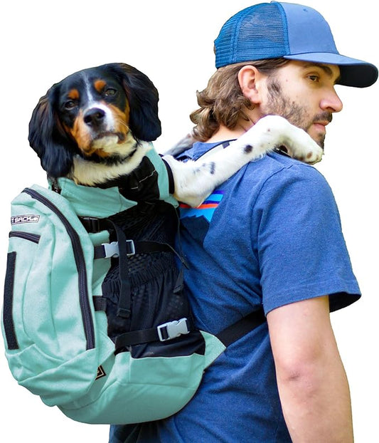 K9 Sport Sack | Dog Carrier Adjustable Backpack (Small, Plus 2 - Summer Mint)