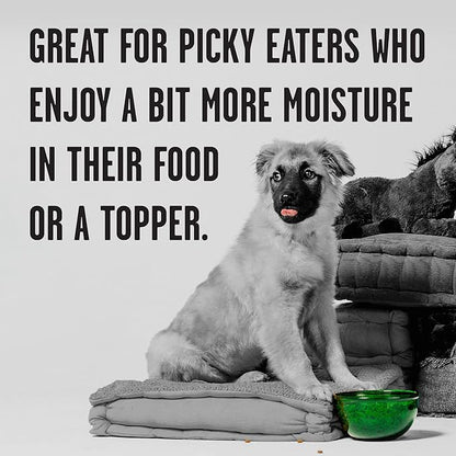 BIXBI Rawbble Grain-Free Canned Wet Dog Food for Puppies, Turkey Recipe, 12.5 oz. Cans (Pack of 12)