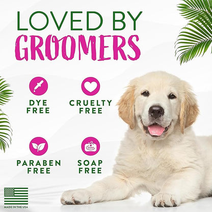 TropiClean Berry & Coconut Deep Cleansing Dog Shampoo | Deodorizing Dog Shampoo | Natural Pet Shampoo Derived from Natural Ingredients | Cat Friendly | Made in the USA | 2.5 gallon