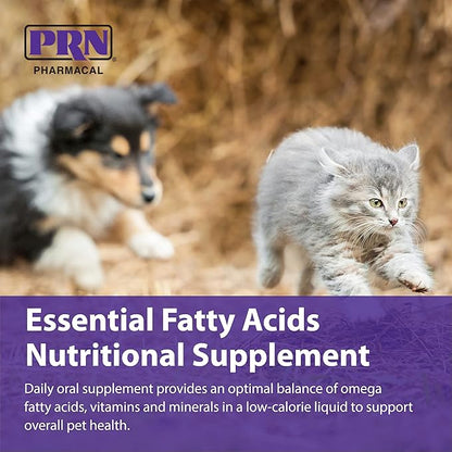 PRN Pharmacal OPTIMA 365 - Essential Fatty Acids Nutritional Supplement for Cats & Dogs - With Omega-3, Omega-6, Omega-9, & Other Vitamins & Minerals to Support Overall Pet Health - 16 Fl Oz