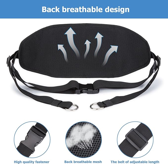 Ownpets Hand Free, Elastic Shock-Absorbing Dog Leash & Dog Running Leash Belt, Dog Waist Zipper Pouch with Soft Padds, Pockets, Ideal for Walking, Jogging, Hiking, Training Dogs