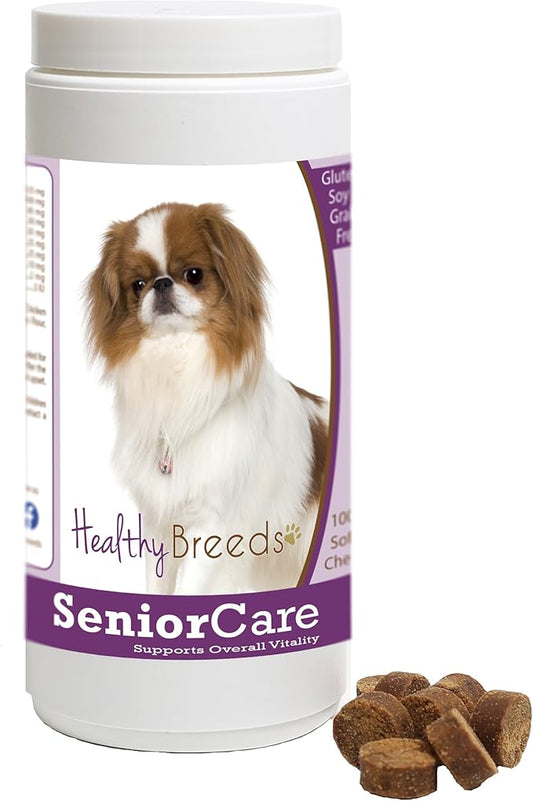 Healthy Breeds Japanese Chin Senior Dog Care Soft Chews 100 Count