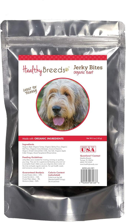 Healthy Breeds Otterhound Jerky Bites Beef Recipe Dog Treats 5 oz