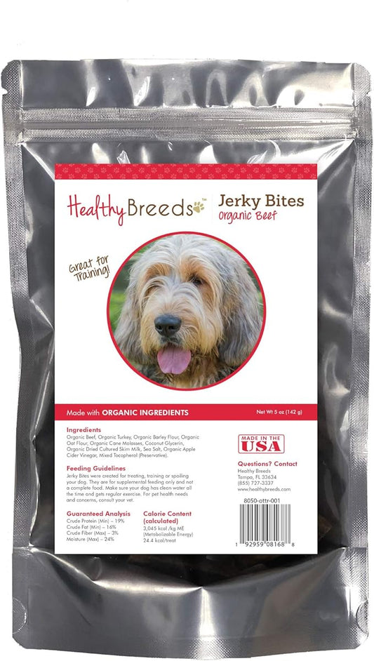 Healthy Breeds Otterhound Jerky Bites Beef Recipe Dog Treats 5 oz