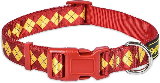 Harry Potter Gryffindor Dog Collar in Size Small| Small Dog Collar, Harry Potter Dog Collar | Harry Potter Dog Apparel & Accessories for Hogwarts Houses, Gryffindor