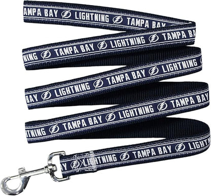 Pets First NHL Tampa Bay Lightning Leash for Dogs & Cats, Medium. - Walk Cute & Stylish! The Ultimate Hockey Fan Leash!, 4 ft Long x 0.62 in Width, LTG-3031-MD